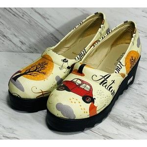 Cella clogs size 37 Autumn print